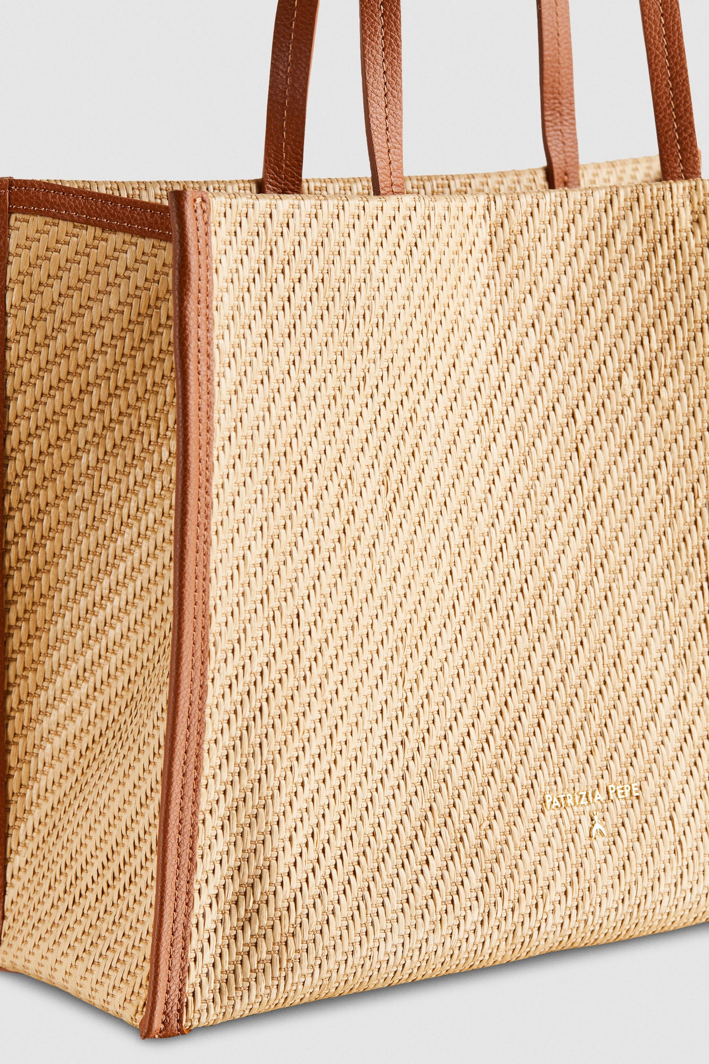 Woven fabric shopping bag