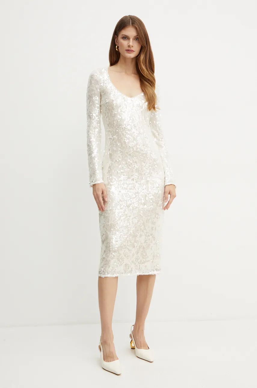 Sequin-embellished midi dress by Patrizia Pepe