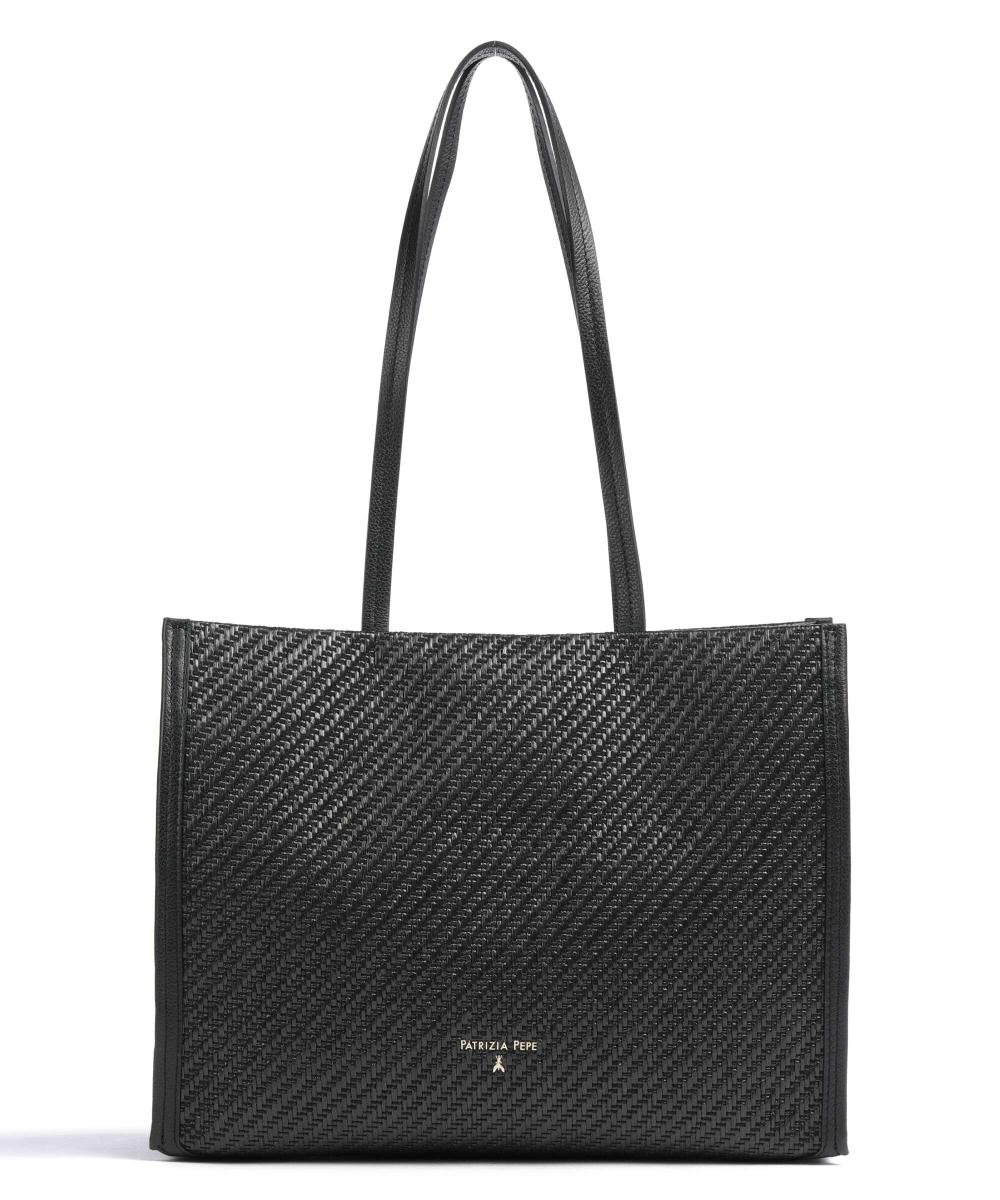 Woven fabric shopping bag