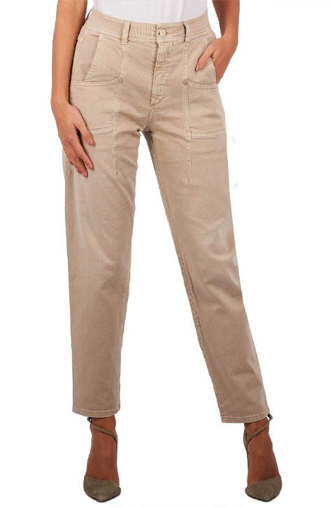 Straight trousers “Julienne” slim fit, solid-colored in sand | The official  BASLER Online Shop - women's fashion brand with the highest standards of  quality
